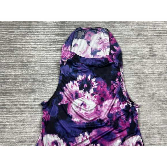 Alfani Top Womens Petite Large Multicolor Sleeveless Cowl Neck Polyester - Picture 7 of 10